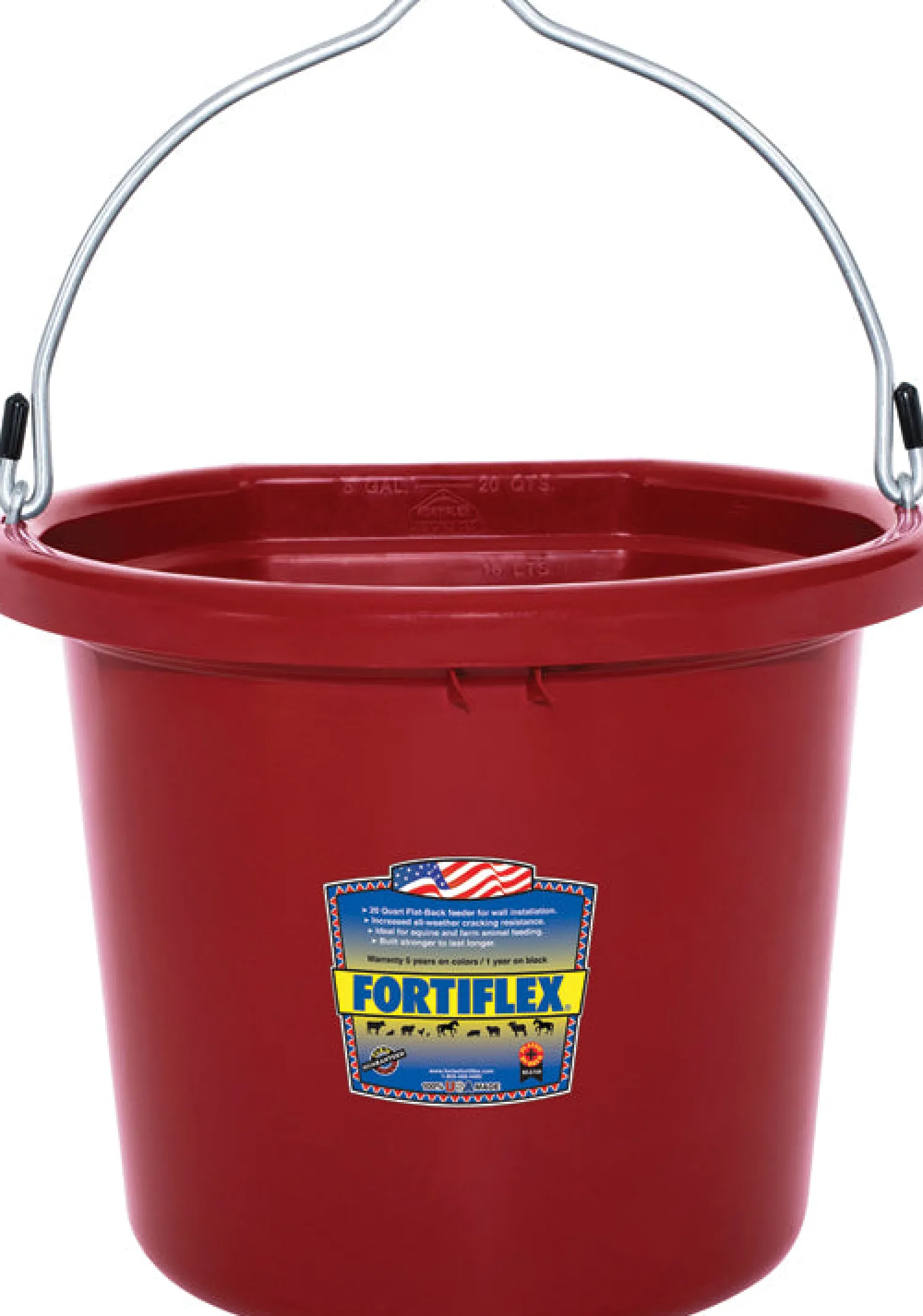 BRADLEY CALDWELL Fortiflex® 20-Quart FlatBack Bucket - Colors