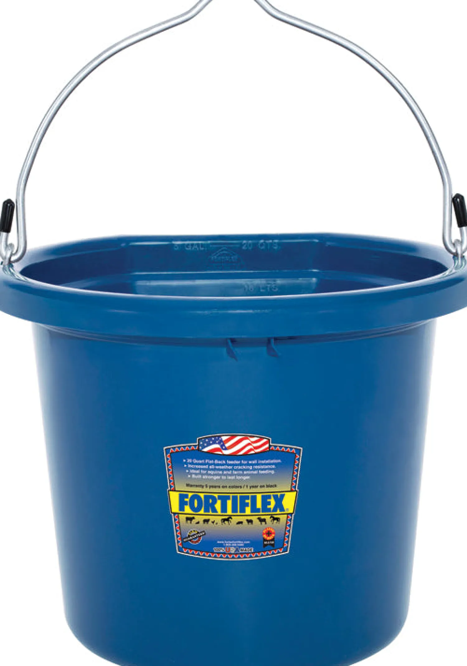 BRADLEY CALDWELL Fortiflex® 20-Quart FlatBack Bucket - Colors