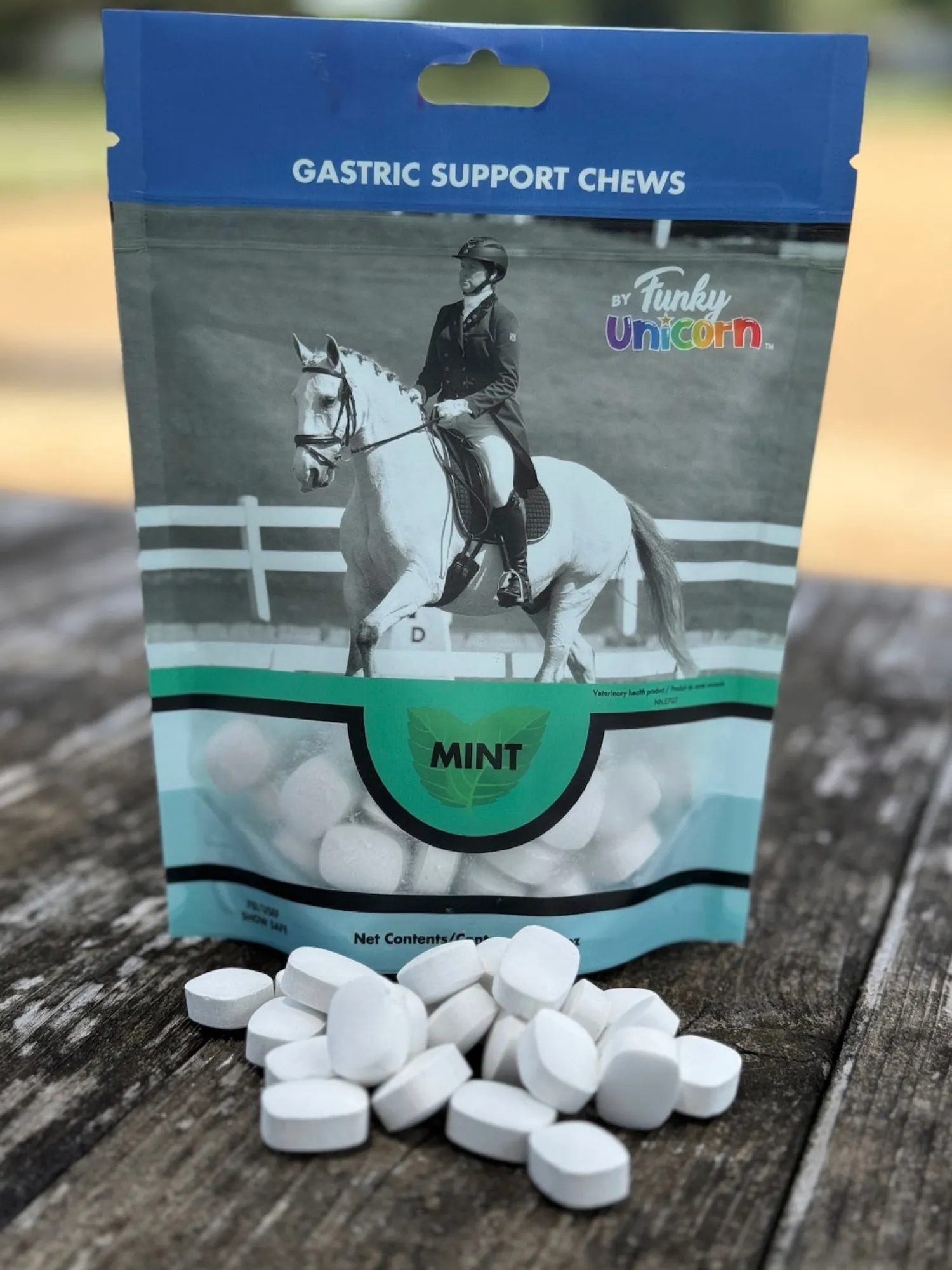 INTREPID INTL Funky Unicorn Gastric Support Antacid Chews - 7 oz. Mint Best