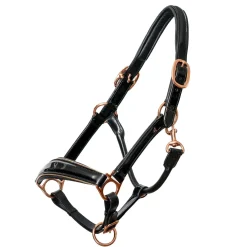 HALTER EGO Aurelia Rose Gold Halter Black Patent/Rose Gold Outlet