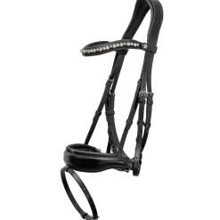 HALTER EGO Brixton Snaffle Bridle Black New