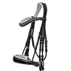 HALTER EGO ® The Harlow Double Bridle Black Patent Sale