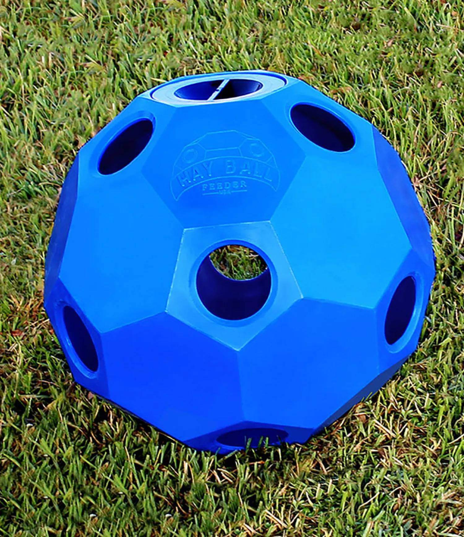 BURLINGHAM SPORTS Hay Ball Feeder Blue Clearance