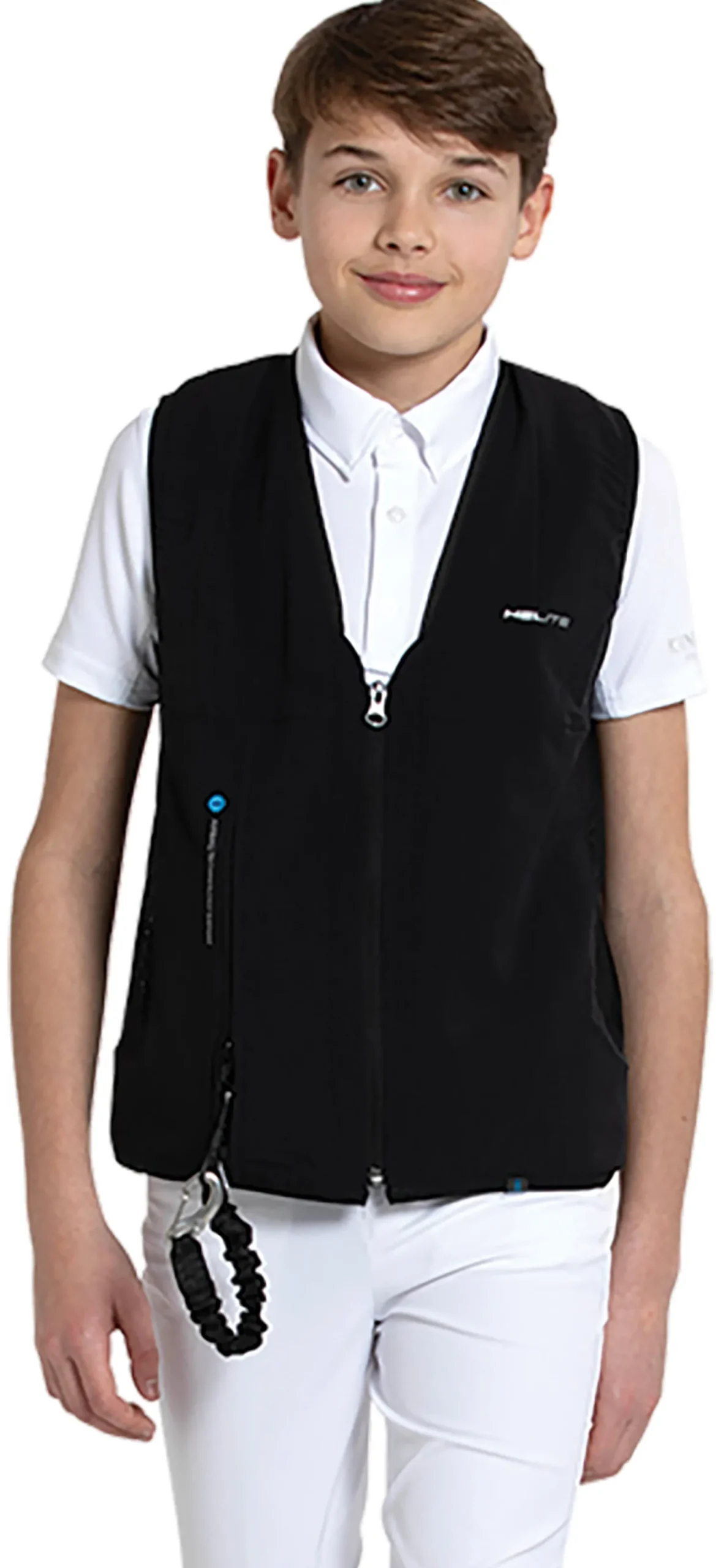 HANSEN DISTRIBUTION Helite Children’s Zip’In 2 Airbag Vest Black Hot