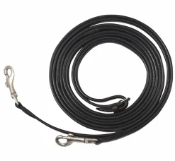 JPC EQUESTRIAN Henri de Rivel Breastplate Draw Reins - Full Leather with Breastplate Snap Sale