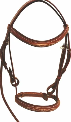 JPC EQUESTRIAN Henri de Rivel Fancy Raised Padded Bridle with Laced Reins Sale