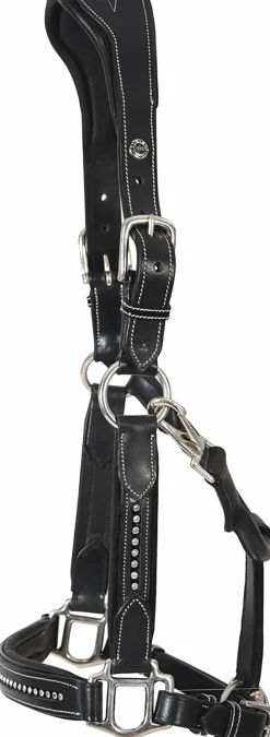 JPC EQUESTRIAN Henri de Rivel Padded Leather Crystal Halter Sale