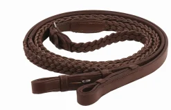 JPC EQUESTRIAN Henri de Rivel Plaited Reins Outlet