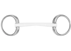 GEM-HERM SPRENGER Herm Sprenger® Duo Eggbutt Bit - 16 mm mouth White