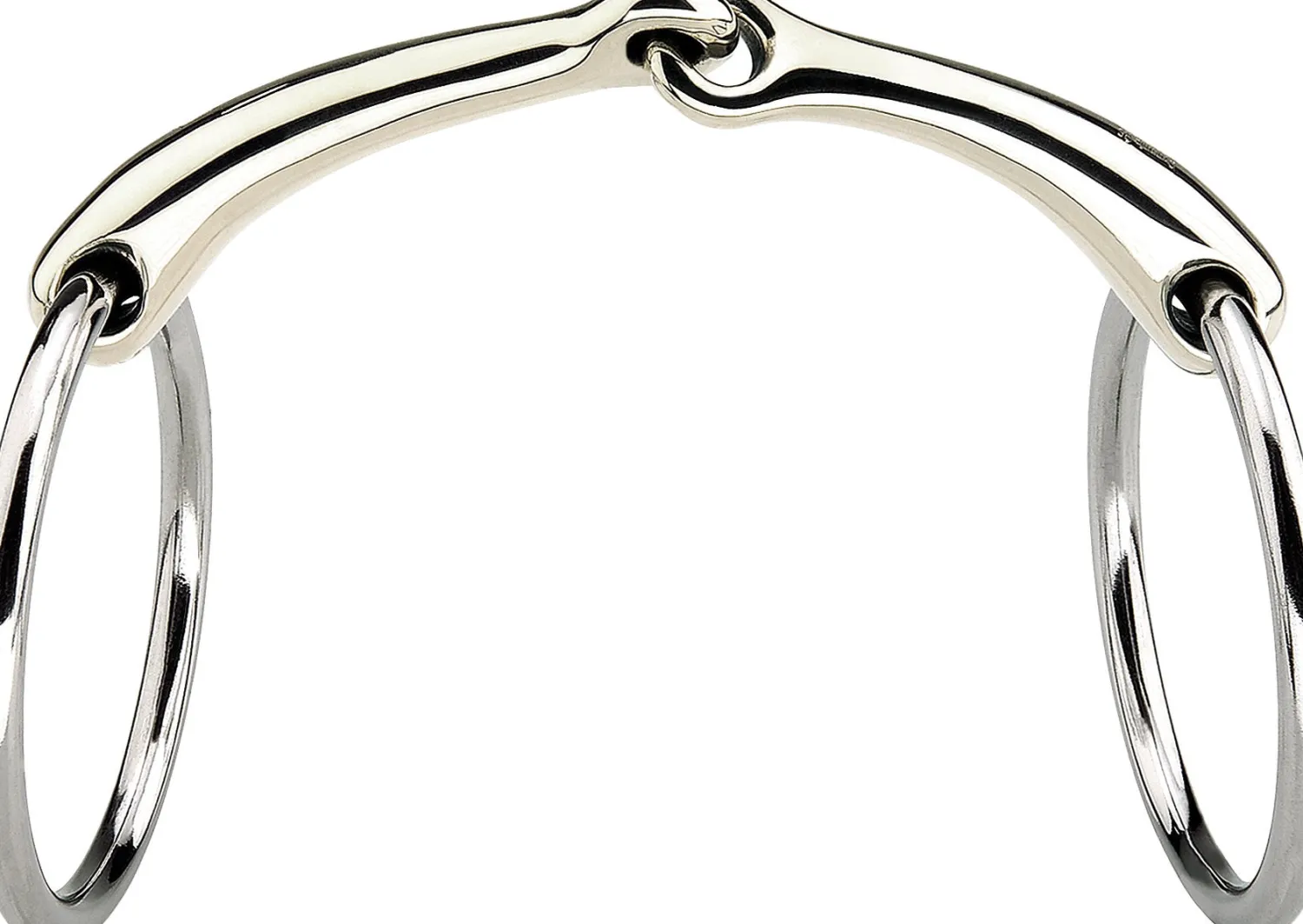 GEM-HERM SPRENGER Herm Sprenger® Dynamic RS Sensogan® Single Joint Bradoon - 14mm mouth; 55mm rings