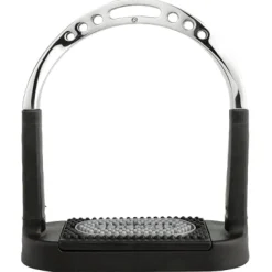 GEM-HERM SPRENGER Herm Sprenger® Flexcite Stirrups Silver/Black Discount