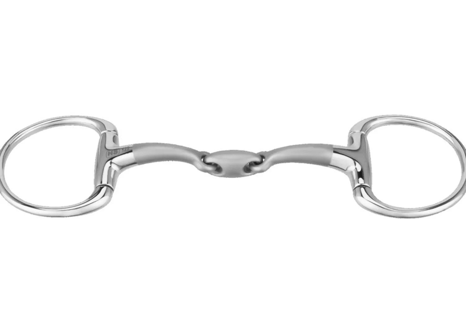 GEM-HERM SPRENGER Herm Sprenger® Satinox Double-Jointed Eggbutt Snaffle Bit with 14mm Mouth Stainless New