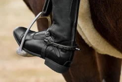 GEM-HERM SPRENGER Herm Sprenger® Ultra Fit Extra Grip Black Knob Spurs Hot