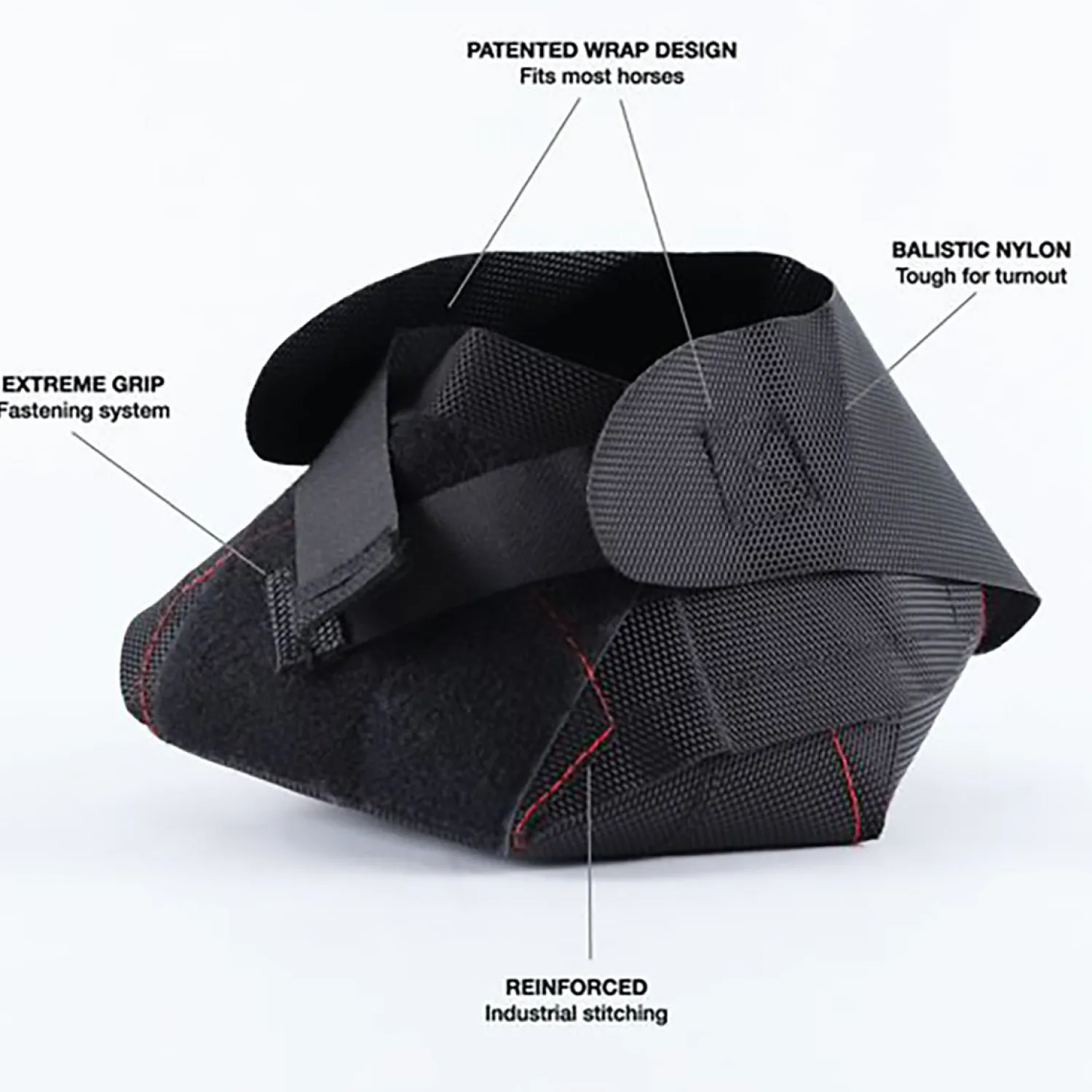 MACKINNON Hoof Wraps™ Bandage Black Best