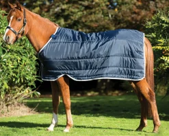 HORSEWARE ® Ireland 100 Gram Pony Blanket Liner Navy/Silver Clearance