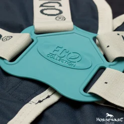 HORSEWARE ® Ireland Amigo® AmEco 12 Plus Lightweight Turnout Blanket Teal/Grey Clearance