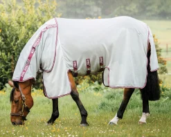 HORSEWARE ® Ireland Amigo® Bug Buster® with No-Fly Zone™ Silver/Burgundy