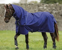 HORSEWARE ® Ireland Amigo® Hero Plus 900D Disc-Front Lite Turnout Sheet Atlantic Blue/Atlantic Blue/Ivory Sale