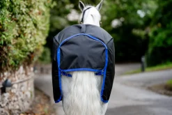 HORSEWARE ® Ireland Amigo® Ripstop 900D 100 Gram Standard Neck Pony Turnout Black/Classic Blue Sale
