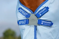 HORSEWARE ® Ireland Amigo® Ripstop Hoody Blanket Azure/Strong Blue/Silver Best