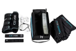 HORSEWARE ® Ireland ICE-VIBE® Leg Wraps Black/Aqua