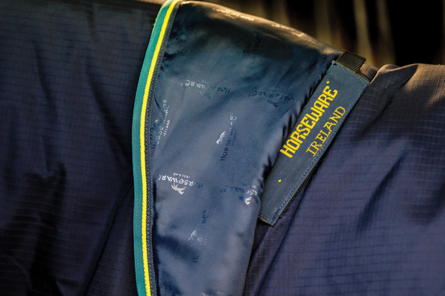 HORSEWARE ® Ireland Rambo® Duo Force 2.0 Turnout Blanket Navy/Teal Discount