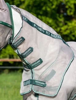 HORSEWARE ® Ireland Rambo® Fly Buster™ Fly Sheet with No-Fly Zone™ Oatmeal/Sage Outlet