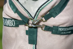 HORSEWARE ® Ireland Rambo® Fly Buster™ Fly Sheet with No-Fly Zone™ Oatmeal/Sage Outlet