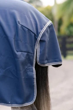 HORSEWARE ® Ireland Rambo® Optimo Stable Sheet Navy/Thunderstorm Grey/Silver Sale