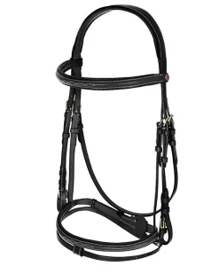 EQUINAVIA Horze Constance Padded Flash Snaffle Bridle Online