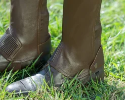 EQUINAVIA Horze Leather Half Chaps with Elastic Online