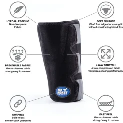 MACKINNON Ice Horse® Hock Wraps - Pair Hot