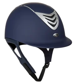 INT RIDING HELMET IRH® IR4G Matte Helmet, Navy Finish with Silver Vent Matte Navy/Silver Vent Online