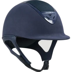 INT RIDING HELMET IRH® IR4G XLT Suede Helmet with Gloss Vent Clearance