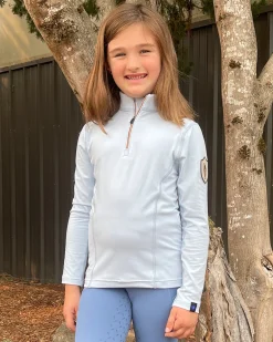 TOKLAT ORIGINALS Irideon® Kids’ Thermaluxe Quarter-Zip Top