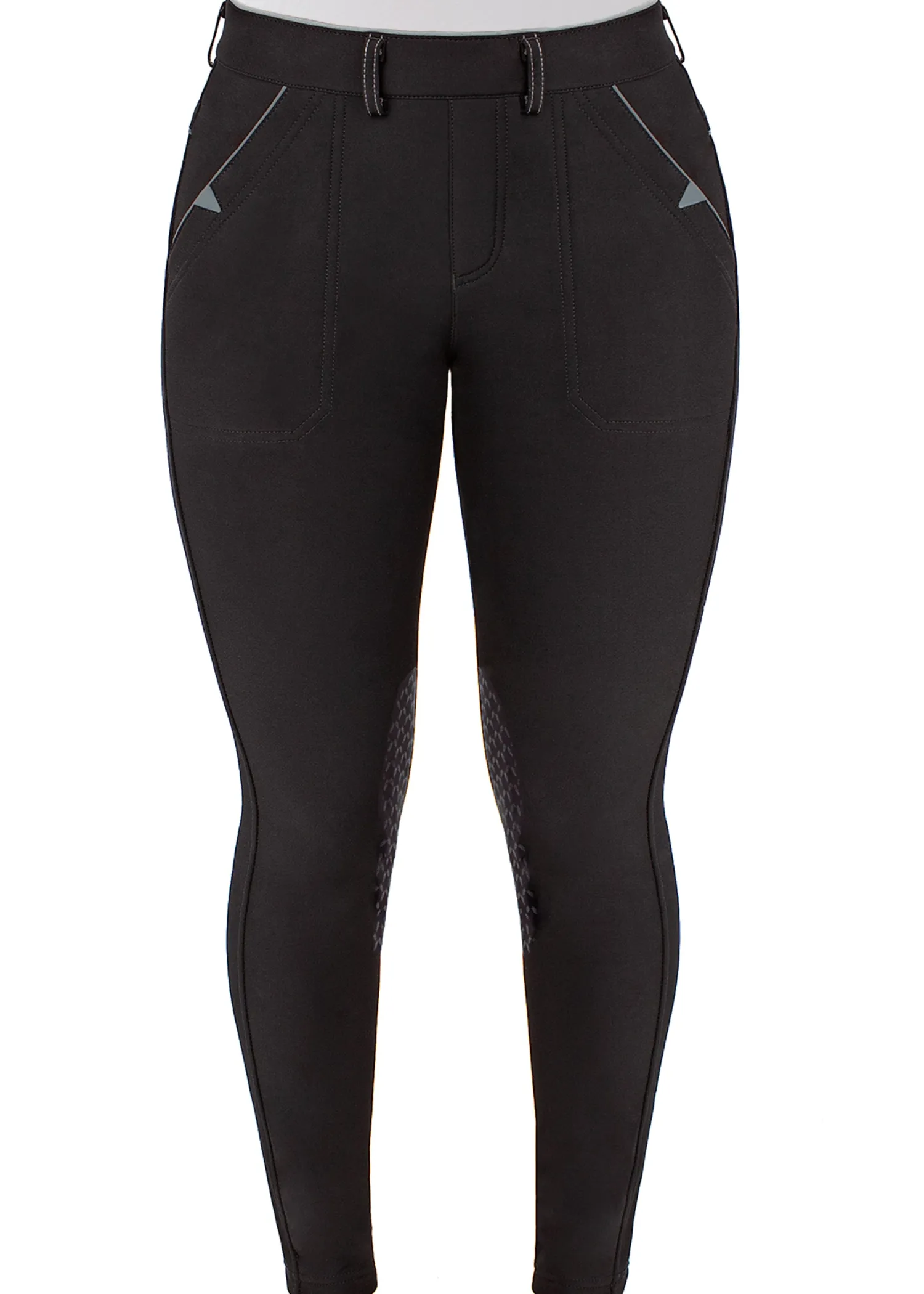 TOKLAT ORIGINALS Irideon® Ladies’ WindTech Knee-Patch Breech Black New