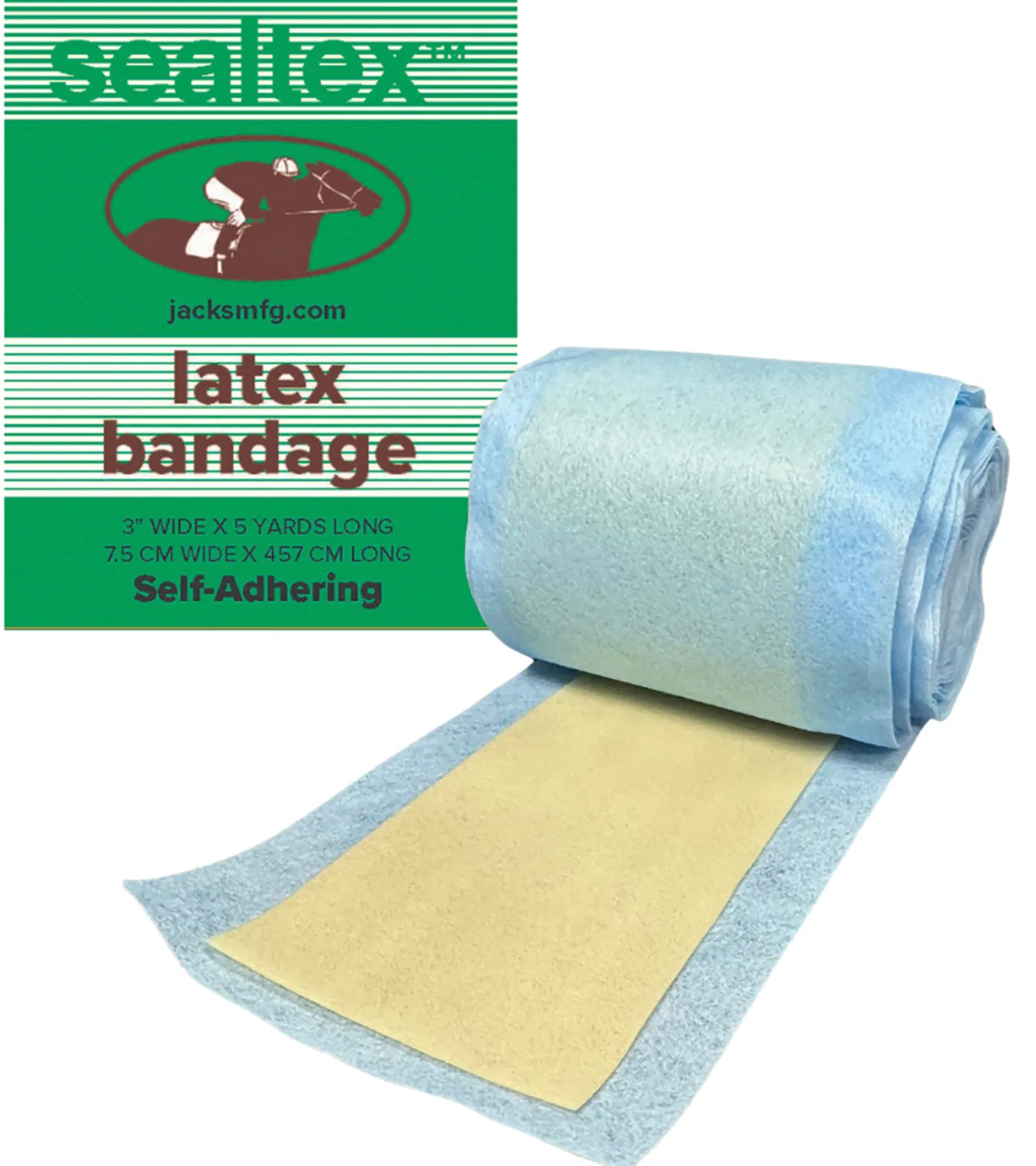 JACKS MFG Jack's Sealtex™ Latex Bandage - 3" x 180" Blue Best