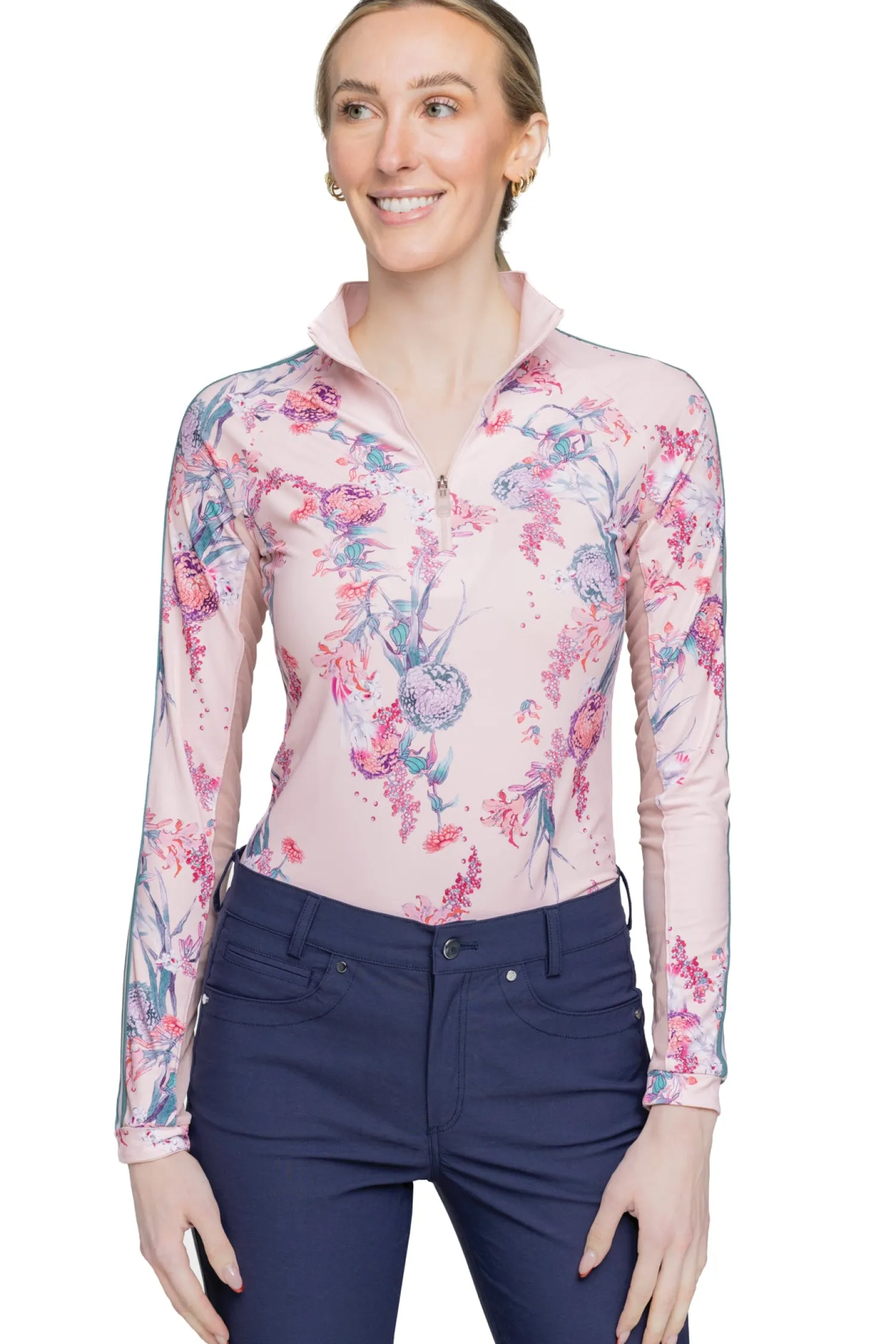 KASTEL DENMARK Ladies’ Clarissa Long Sleeve Shirt Pink Tea Garden Sale