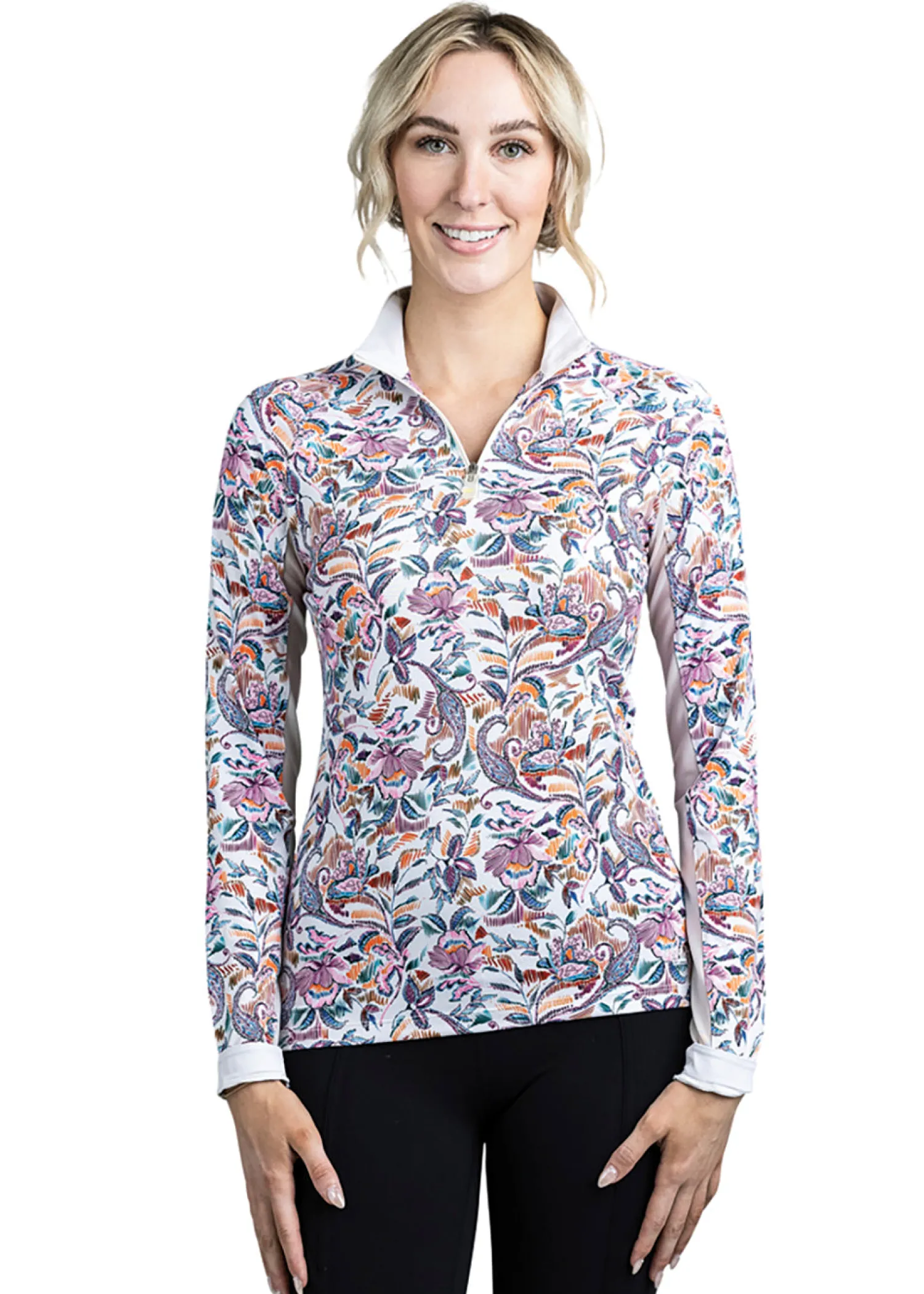 KASTEL DENMARK Ladies’ Nadine Long Sleeve Shirt Parisian Floral Best
