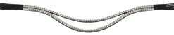 PEP-KAVALKADE Kavalkade Duo Clincher Browband Black/Silver Sale