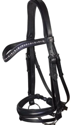PEP-KAVALKADE Kavalkade Isabella Drop Nose Bridle Black/Black Online