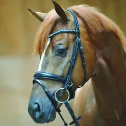 PEP-KAVALKADE Kavalkade Isabella Drop Nose Bridle Black/Black Online
