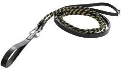 PEP-KAVALKADE Kavalkade Leather Draw Reins with Nylon Rope Front Black Online