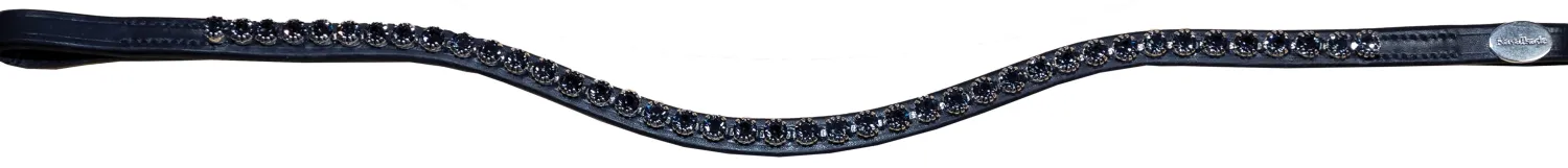 PEP-KAVALKADE Kavalkade Splendid Browband Black/Blue Hot