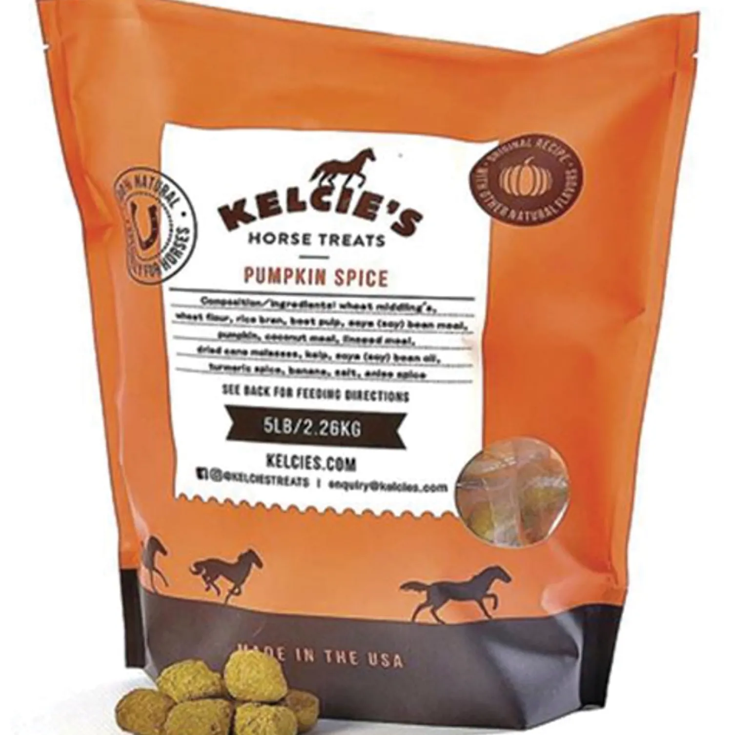 RJ MATTHEWS Kelcie’s Pumpkin Spice Horse Treats - 5 lb Best