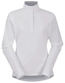 KERRITS  Ladies’ Winter Circuit Show Shirt White New