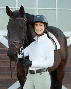 KERRITS  Ladies’ Winter Circuit Show Shirt White New