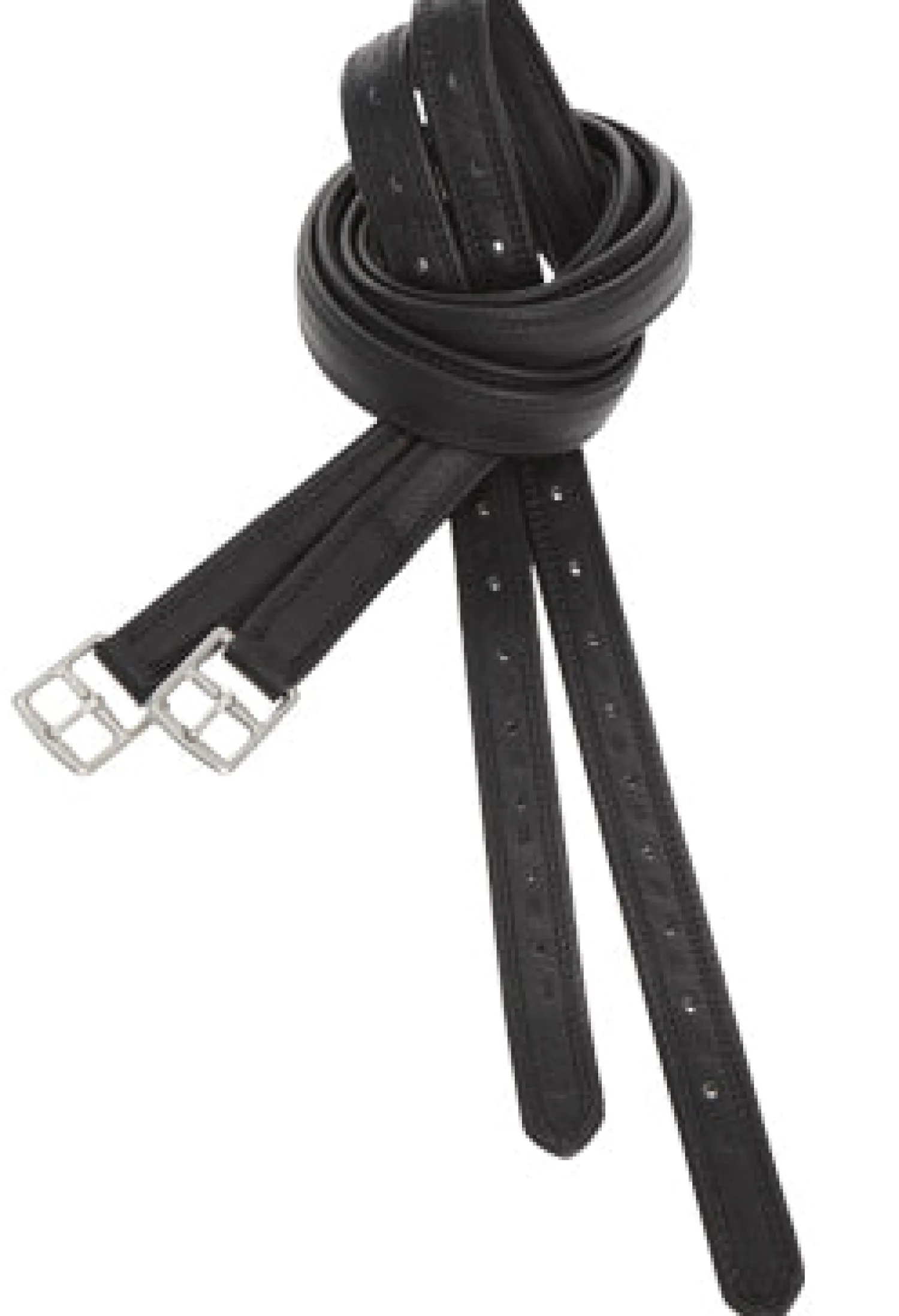 KIEFFER SATTLERWAREN Kieffer Soft Half-Hole Stirrup Leathers Black Best