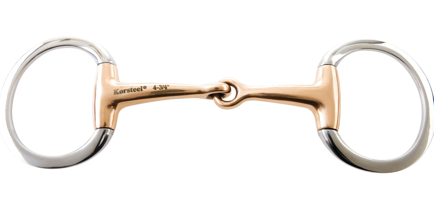 WEATHERBEETA Korsteel® Copper Mouth Jointed Eggbutt Bit Best