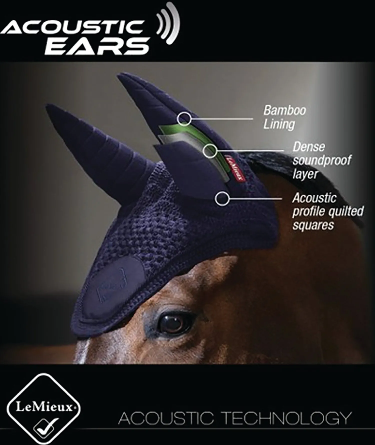 HORSE HEALTH TRADE LeMieux® Acoustic Pro Fly Hood Discount
